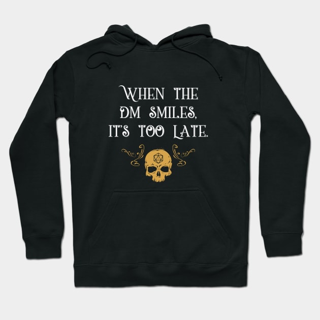 When The Master Smiles It's Too Late Gaming Hoodie by pixeptional